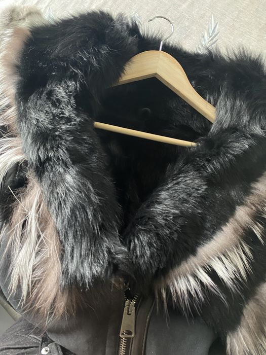 Дамско кожено палто