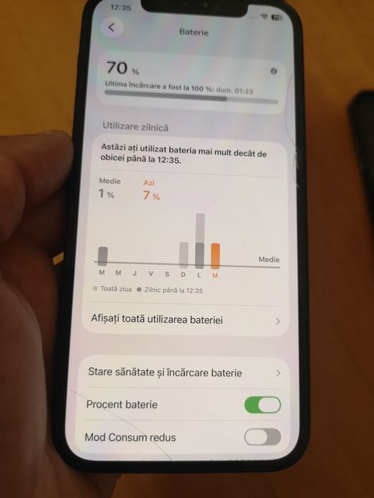 Vând iPhone 12 in stare foarte bună de funcționare