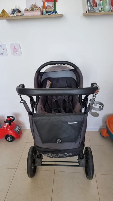 Carucior 3 in 1 Combo Max Dark Grey – Krausman