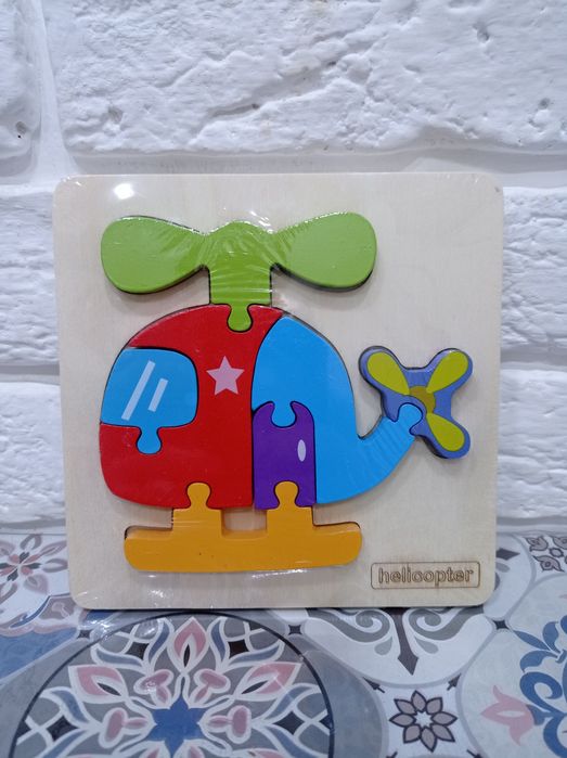 Деревянные мини пазлы.