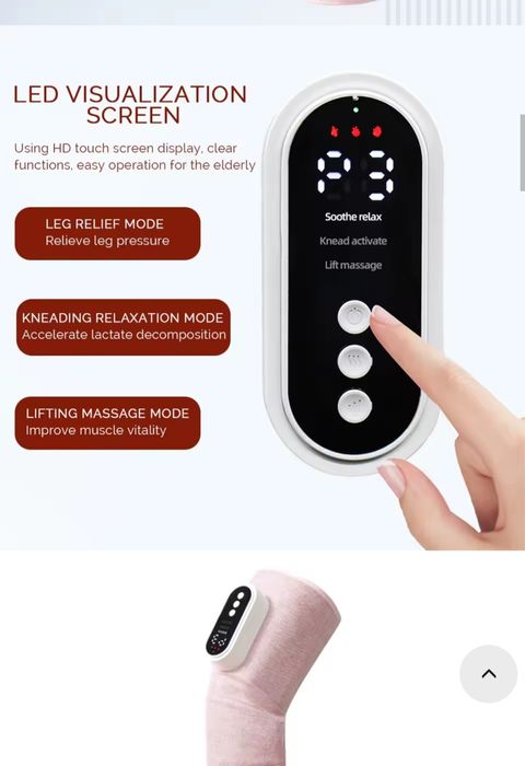 Aparat masaj cu panou comanda