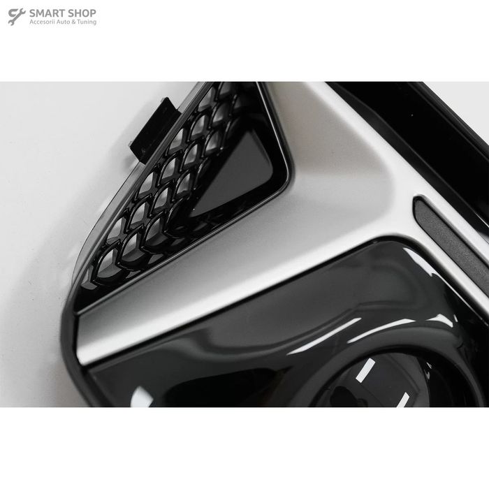 Grile Laterale Audi A4 B9 Sedan Avant (2016-2018) RS4 Design Silver Ed