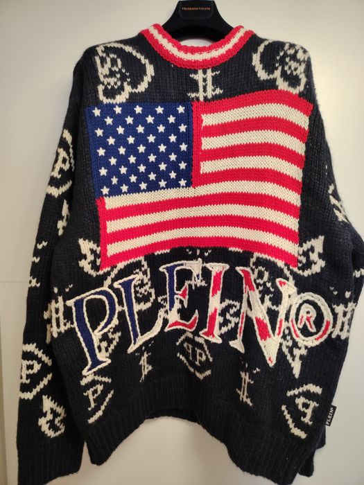 Philip Plein нов оригинален пуловер