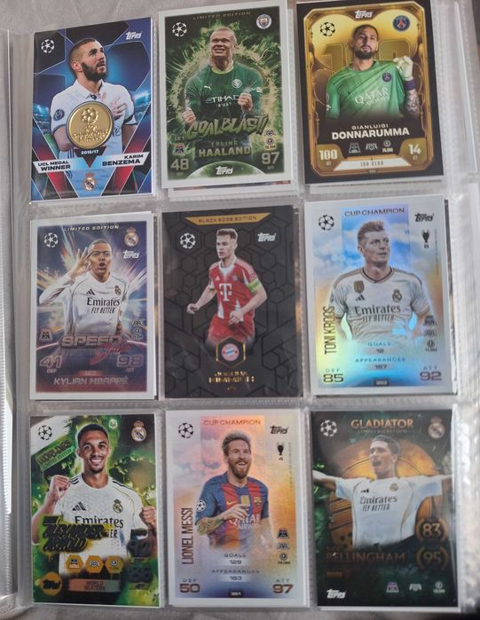 Topps match attax футболни карти