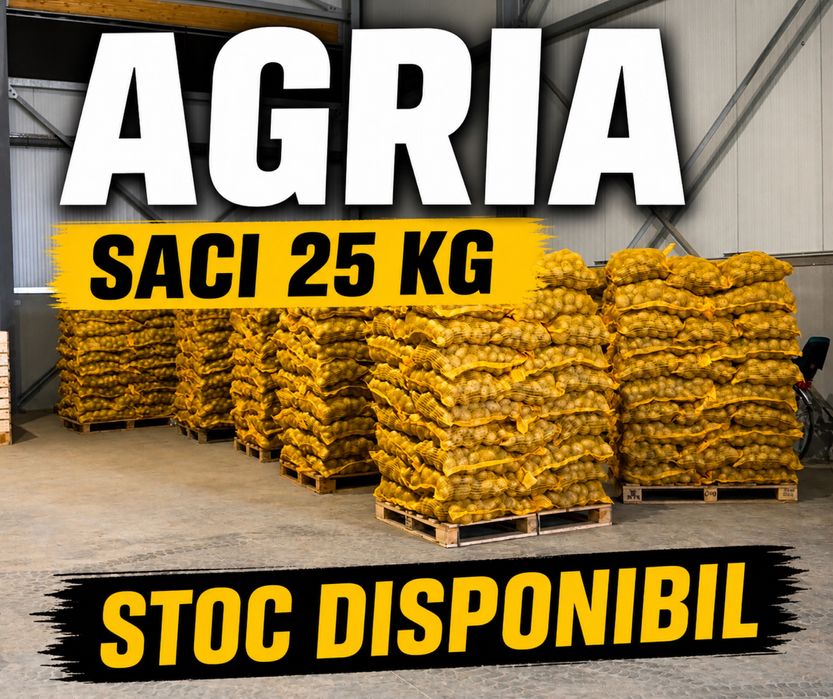 Cartofi AGRIA Premium 25 kg Big Bag Stoc Disponibil Horeca