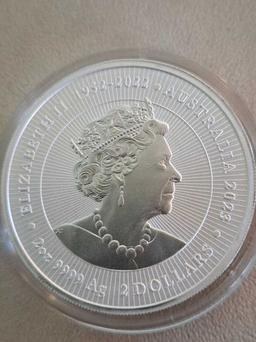Сребро 2 oz.2023г. Австралийско кенгуру