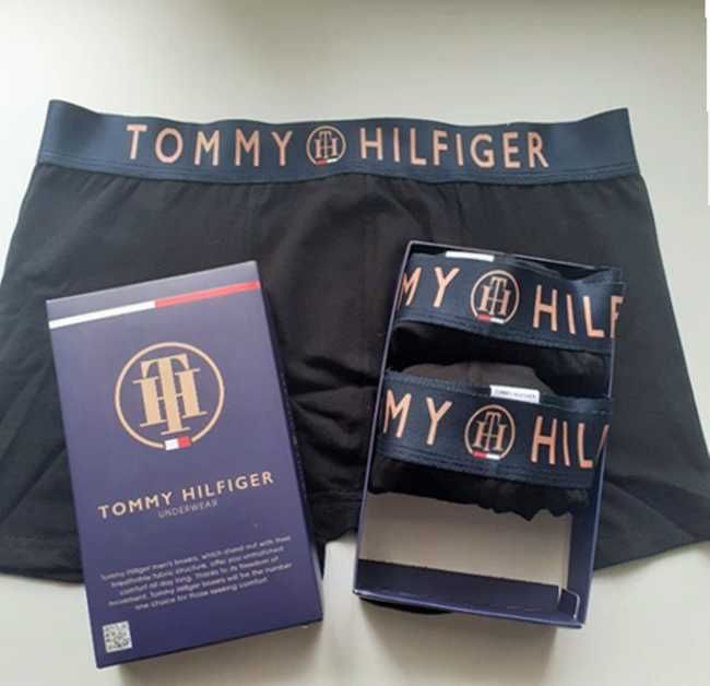 Boxeri negri, 3 perechi Tommy Hilfiger , masura M