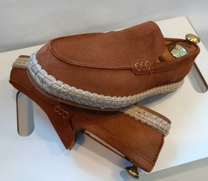 Pantofi sport casual 40 40.5 mocasini slip on ZARA NOI piele naturala