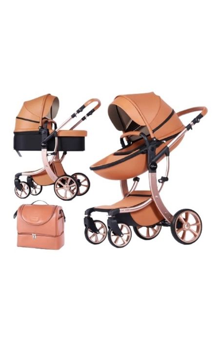 Коляска трансформер Teknum ТК609, оранжевая