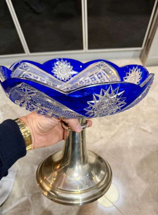 Val  Saint Lambert кристал сребро