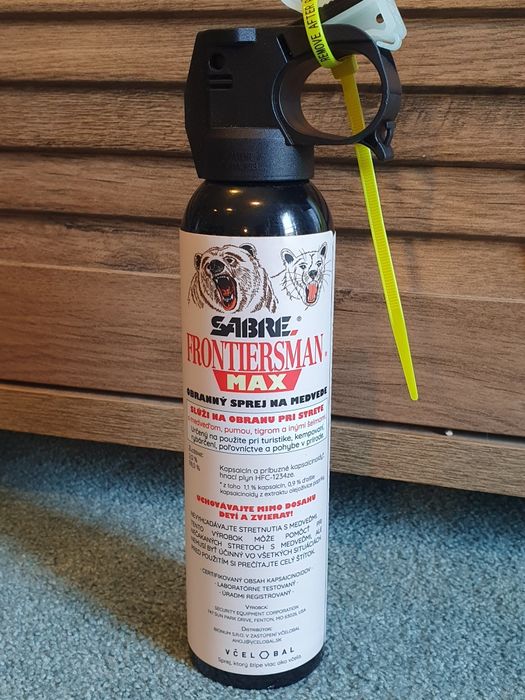 Spray anti-urs Sabre Frontiersman Max 272 ml – nou, sigilat, expiră 08/2028
