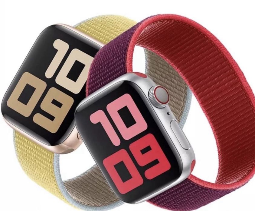Curea Direct Nylon Style Ceas Apple Watch Husa Folie Silicon
