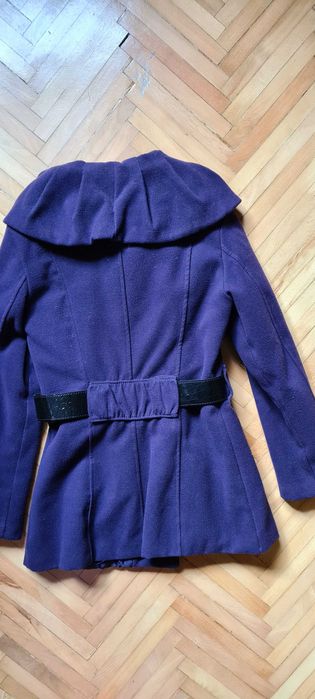 Palton dama cu rand dublu de nasturi