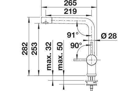 Vand robinet baterie de bucatarie NOU, produs  Germania culoare neagra