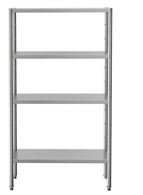 Raft de inox cu 4 polite ,etajera din inox cu polite,raft din inox NOU