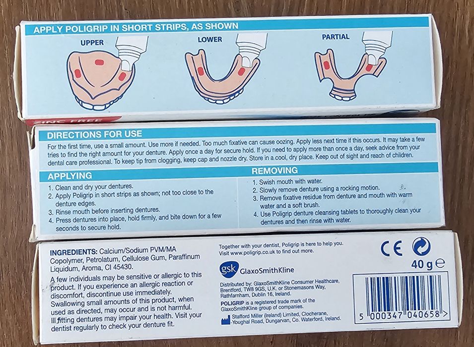 Poligrip ultra denture fixative
