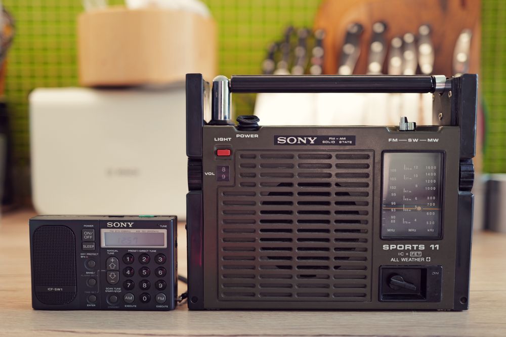 Aparat Radio Sony ICF 111B Sport colectie radioamator