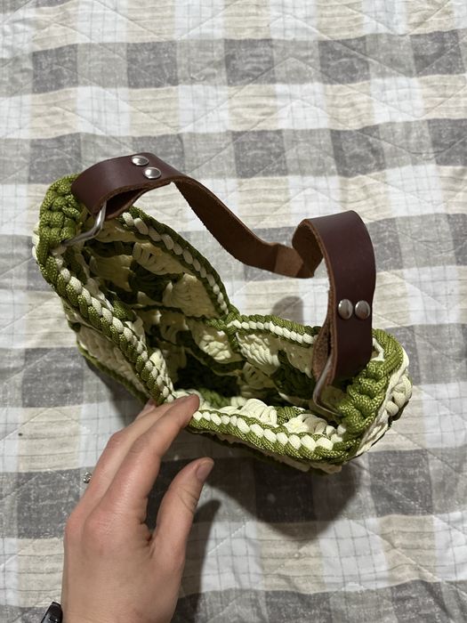 Сумка по технике «бабушкин квадрат»