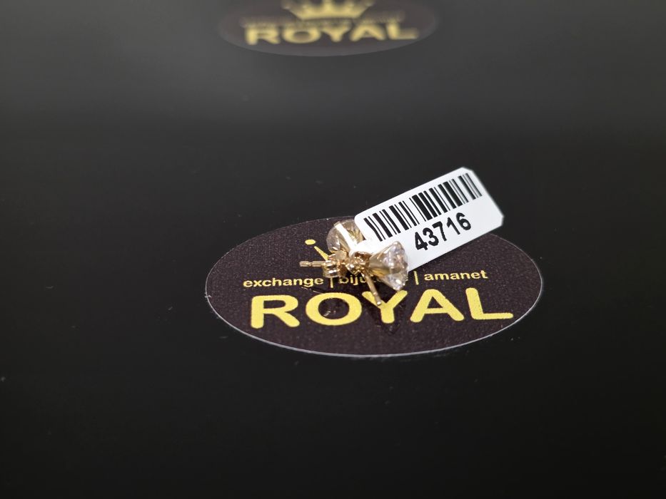 Bijuteria Royal: Cercei aur 14k/1.02 gr