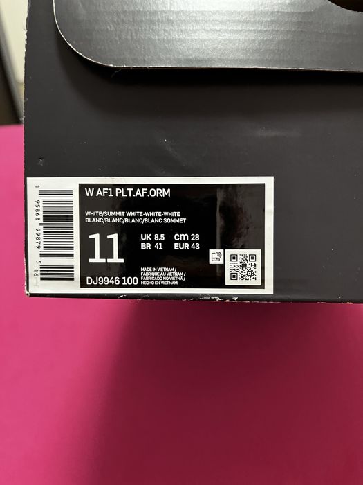 Air force 1 albi Plt.Af.Orm