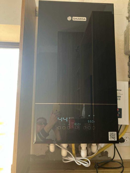 Новый двухконтурный газовый котёл SHUMIGA L1P824-C, 24 кВт (обмен)