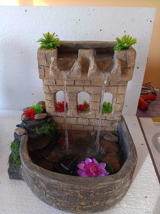 ръчно изработен декоративен фонтан