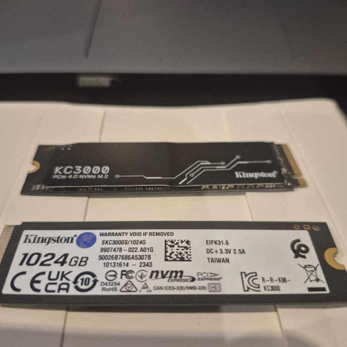 SSD Kingston KC3000 1TB PCI Express 4.0 x4 M.2 2280