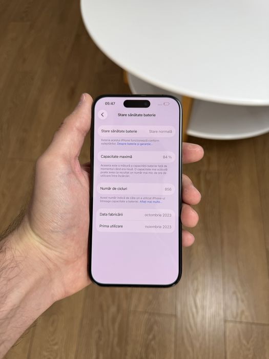 iPhone 15 Pro Black Titanium Impecabil