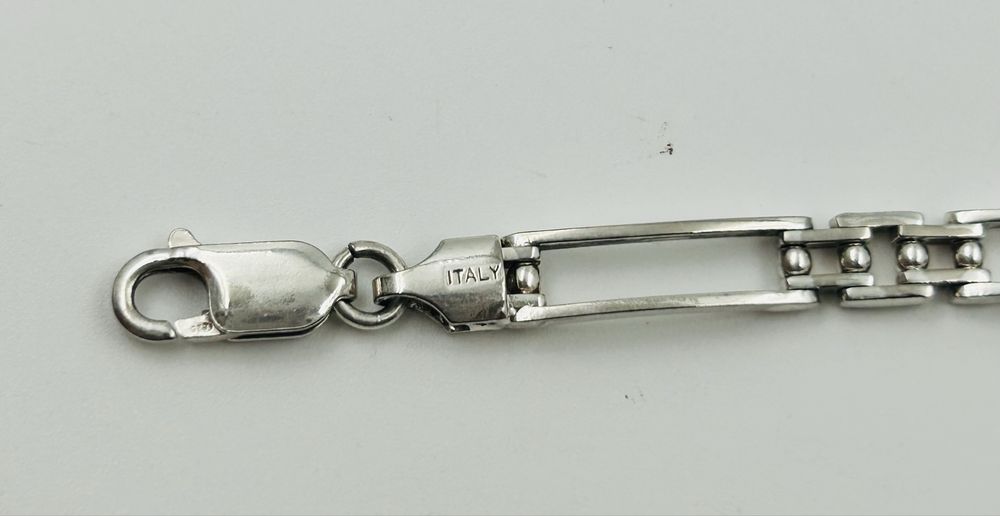 Сребърна италианска гривна