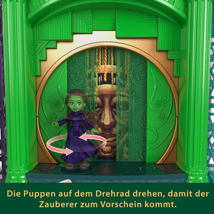 Wicked Замък с фигурки на Глинда и Елфаба с 15 аксесоара Mattel