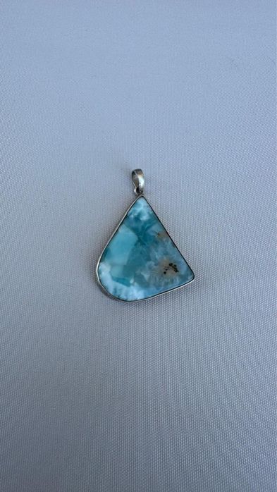 Pandantiv argint si larimar