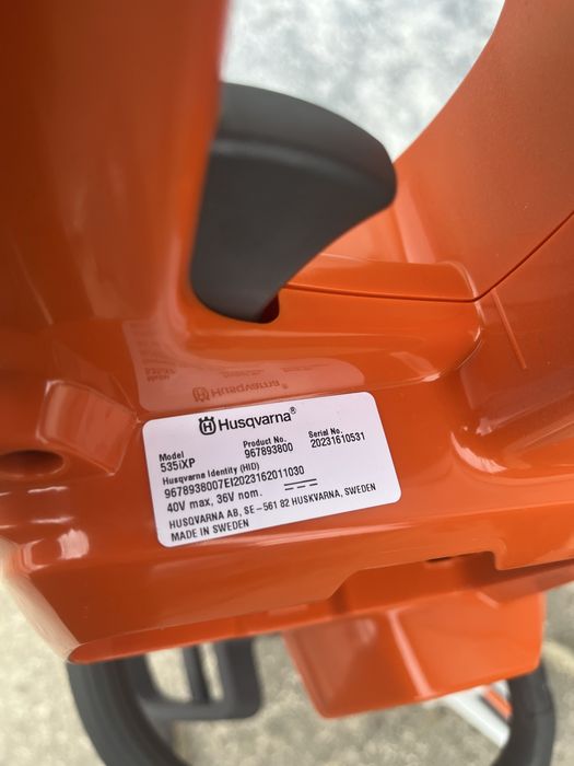 Drujba Husqvarna 535iXP / Stihl MSA 220C 36V Li-ion noi