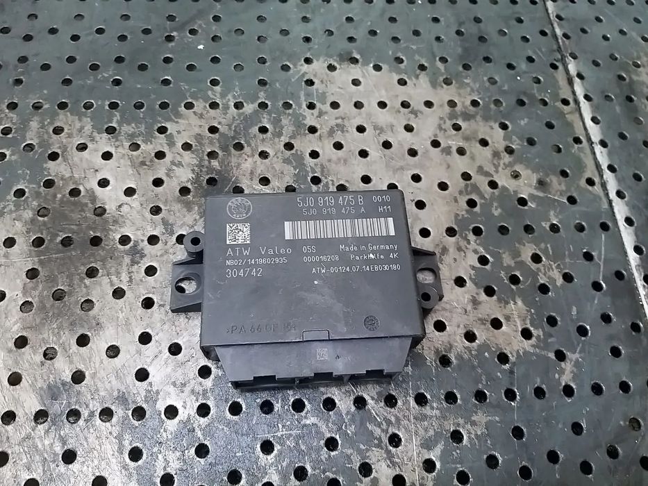 Modul senzori parcare skoda superb 2 3t facelift 5j0919475b