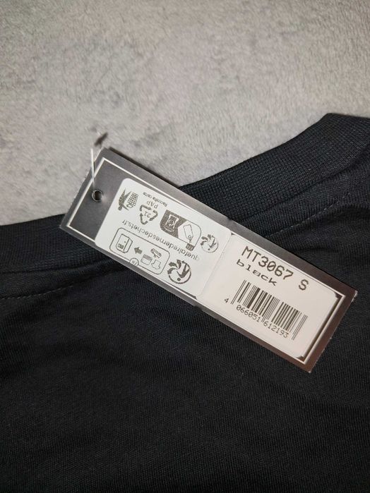 Tricou barbati Mister Tee, cu imprimeu si decolteu la baza gatului, marimea S