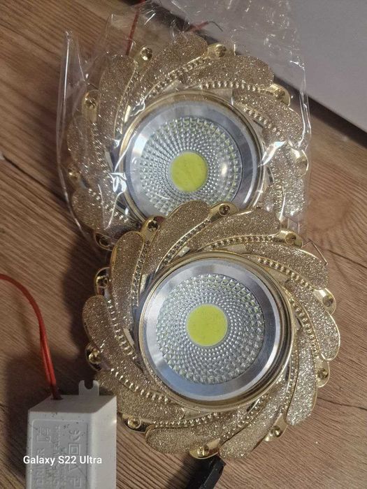 Златни луни с лед лампа 3 W