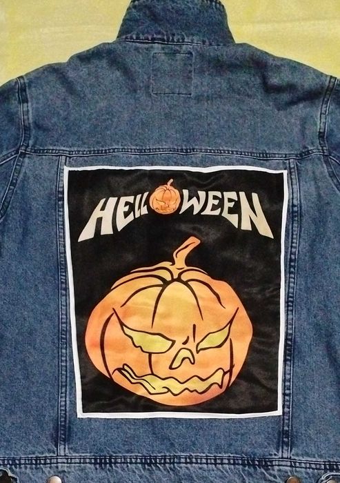 Хелоуин /метъл яке с нашивки