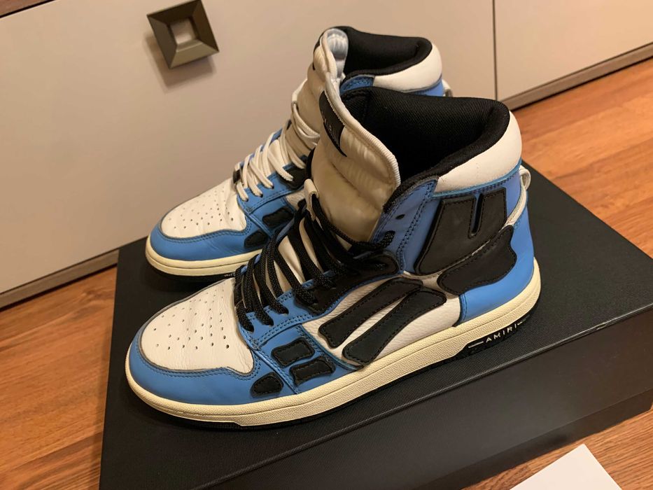 Sneakers AMIRI SKELETRON Top Hi Leather_Marime 42_piele_ORIGINALI