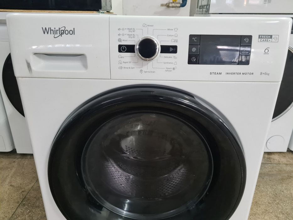 Masină de Spălat cu Uscător 8/6 Whirpool
