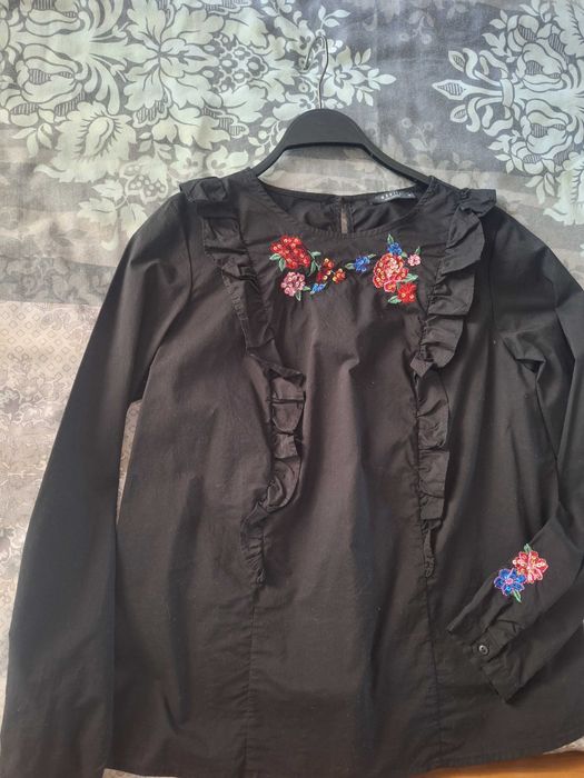 Дамска черна риза  MOHITO  colektion