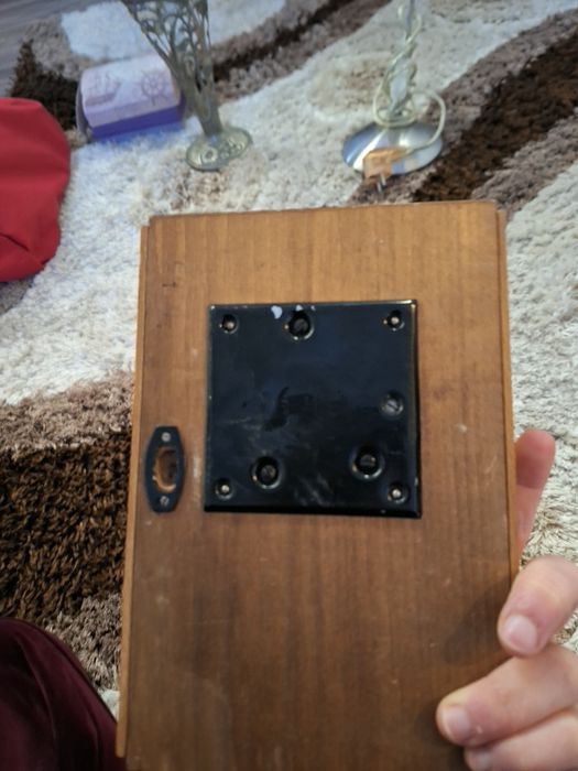 Statie meteo lemn cu barometru