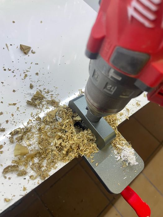 Kit pentru gaurire balamale 35mm.Aluminiu.