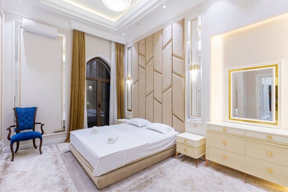 Kunlik Apt | Панорамный 7 этаж | 125м² | Просторная 3-ком | Boulevard