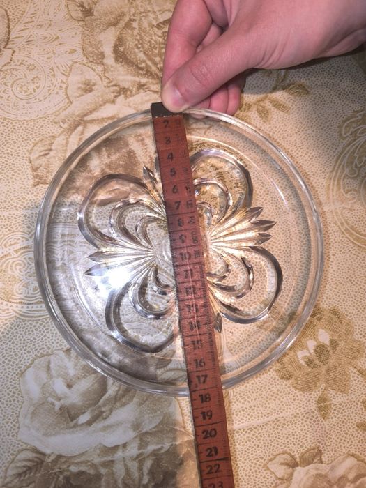 Поднос от оловен кристал