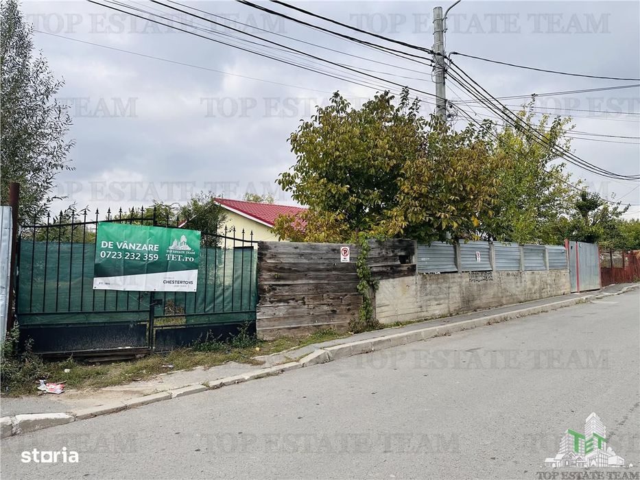 Teren intravilan 1050 mp superb, 750mp utili si 300 mp drum acces, Cal