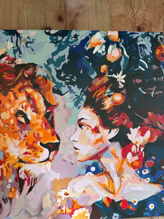 Картина “Момичето и лъвът”