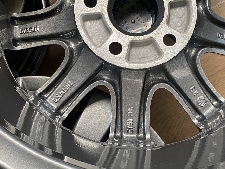 Jante 15 originale vw golf 5 6 7 , touran , jetta , 5x112 , 6.5j et 50