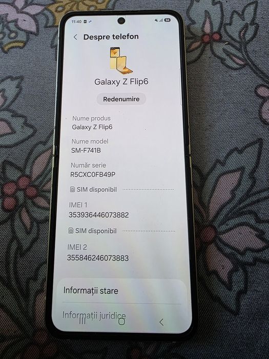 Vănd telefon Samsung Flip Z6