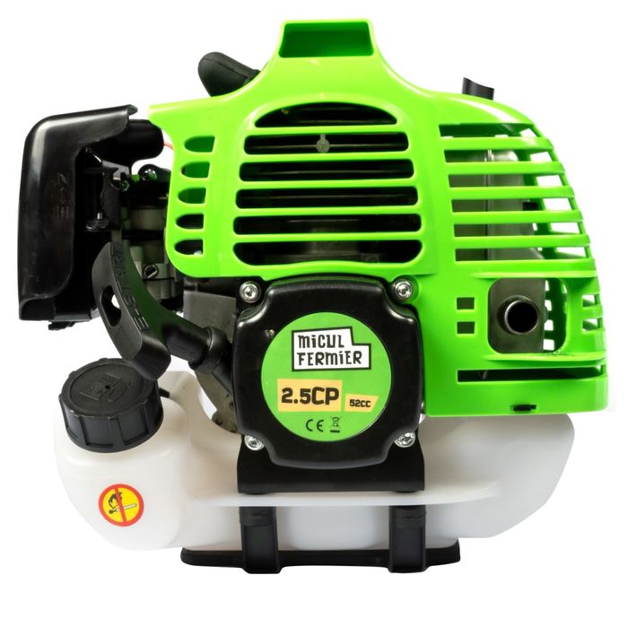 Motocositoare Micul Fermier 2.5CP, 52CC, motor benzina 2T, pornire rapida, 3 accesorii