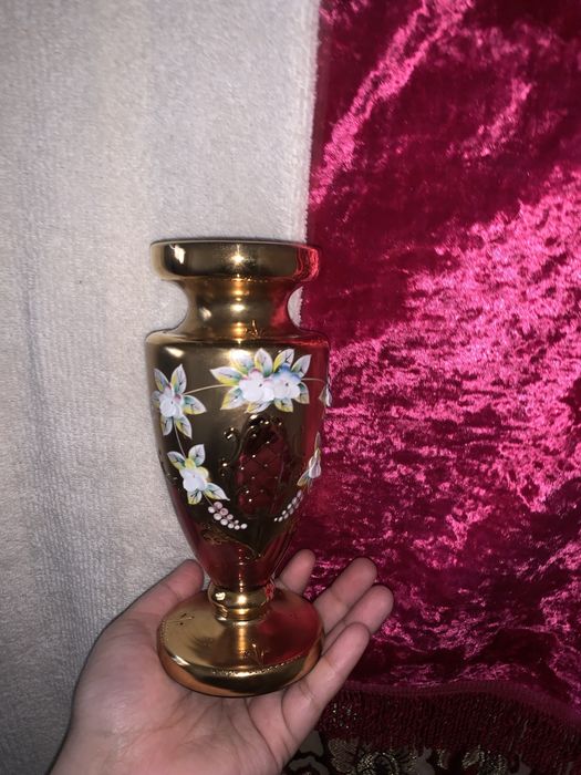 Чешская  богема новая  с золотым покрытеем