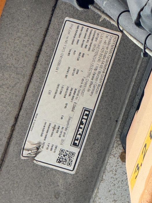 Vând Macara Portal cu Troliu Electric LIFTKET – 3.2 tone